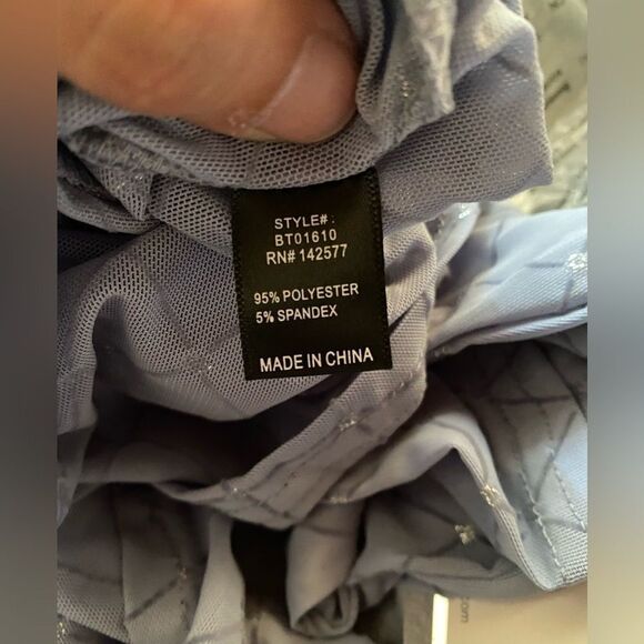 Semi-Sheer Fashion Pantyhose, Baby Blue, New - Picture 11 of 11